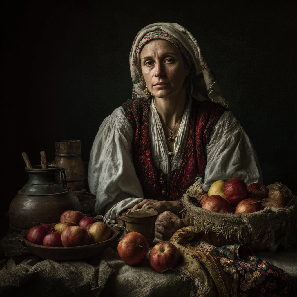 Boldogan mosolygó magyar nő egészséges ételekkel